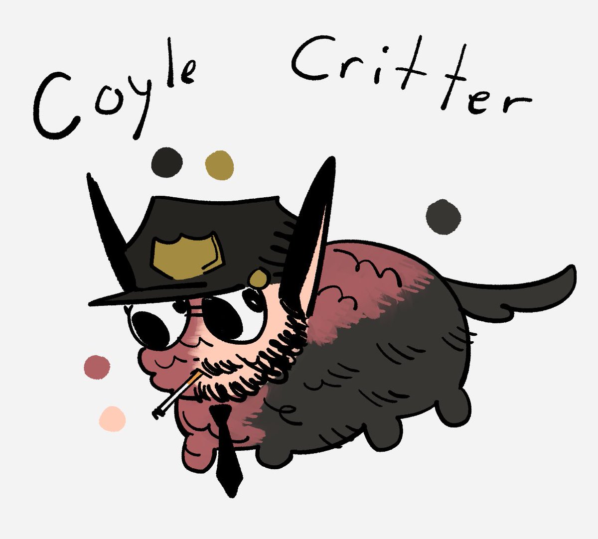 sillyrez's tweet photo. coyle critter on my art fight https://t.co/tlPfrCDnun