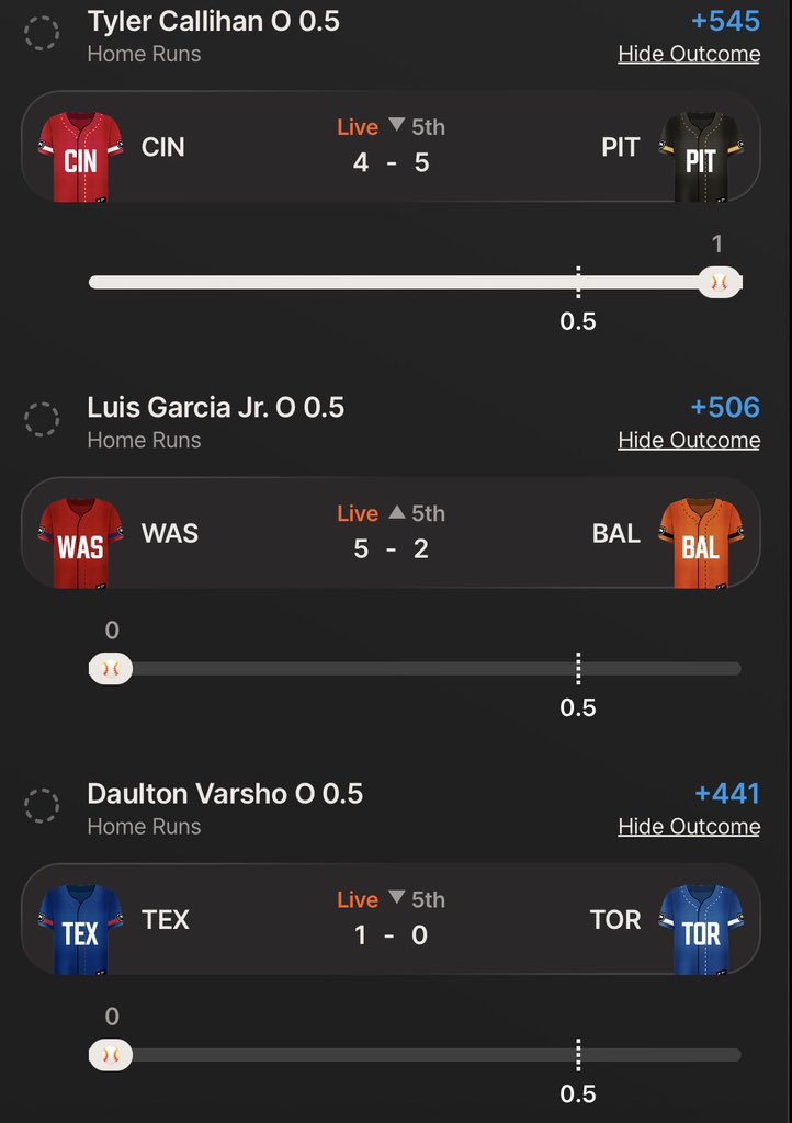 parlayking019's tweet photo. @MLBHR This cashing y’all like and follow https://t.co/P6ppL7igva