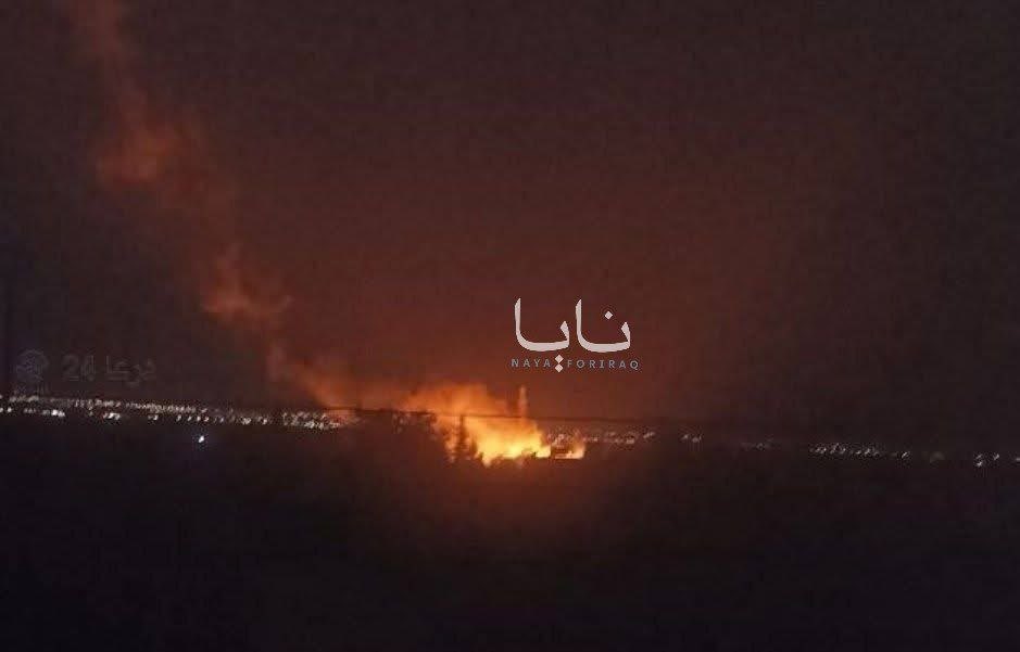 nayaforlraq's tweet photo. 🔻سقوط ثلاث قذائف على محيط قرية عابدين في منطقة حوض اليرموك بريف درعا الغربي، مصدرها الجولان المحتل، تزامناً مع إطلاق قنبلتين مضيئتين، وذلك بعد غارتين نفذهما الطيران الحربي. https://t.co/d5g0LpEB7J