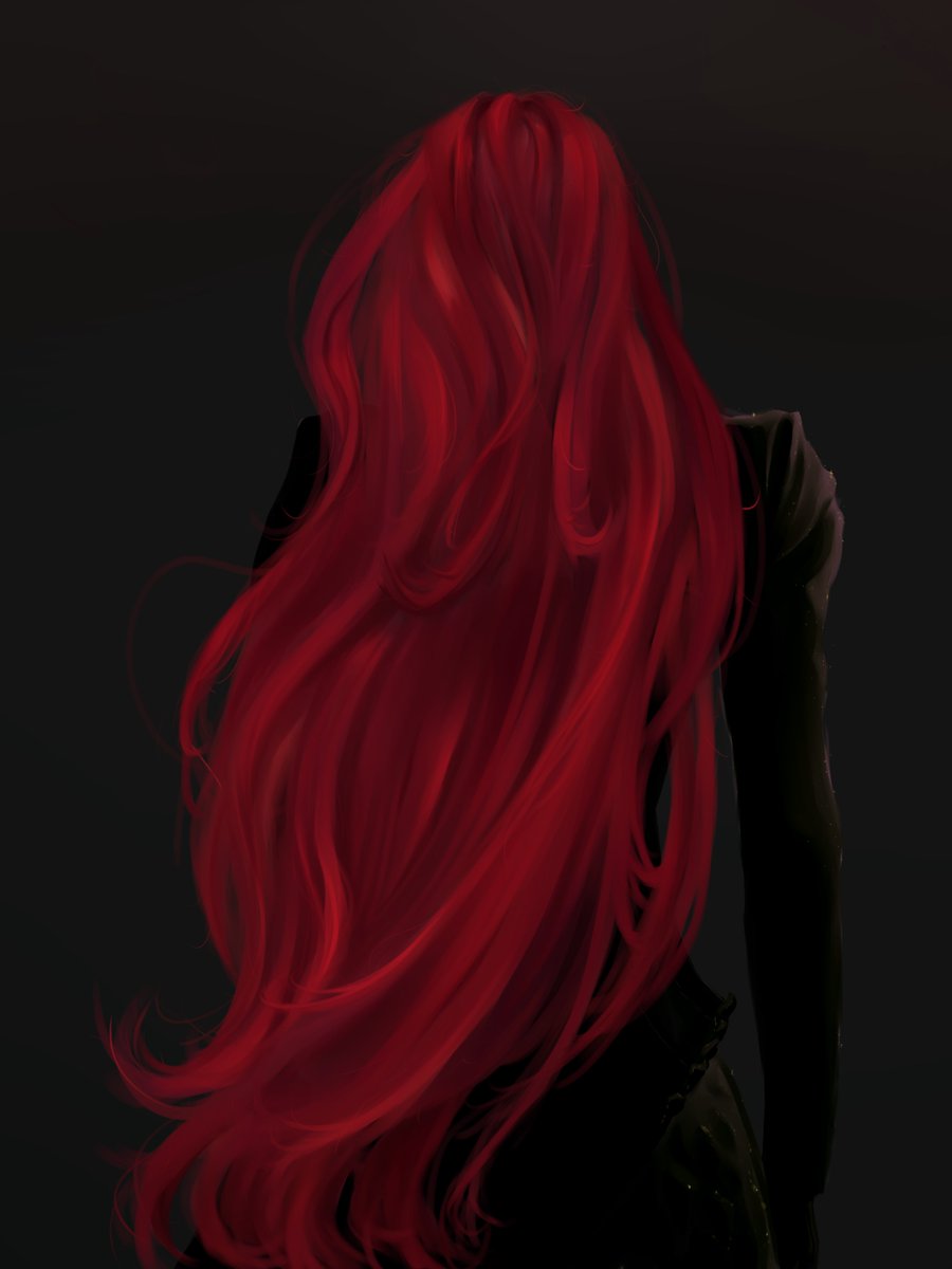 nexivl's tweet photo. #OC hair color study.
Crimson red ♥️. https://t.co/aWBXh66dXe