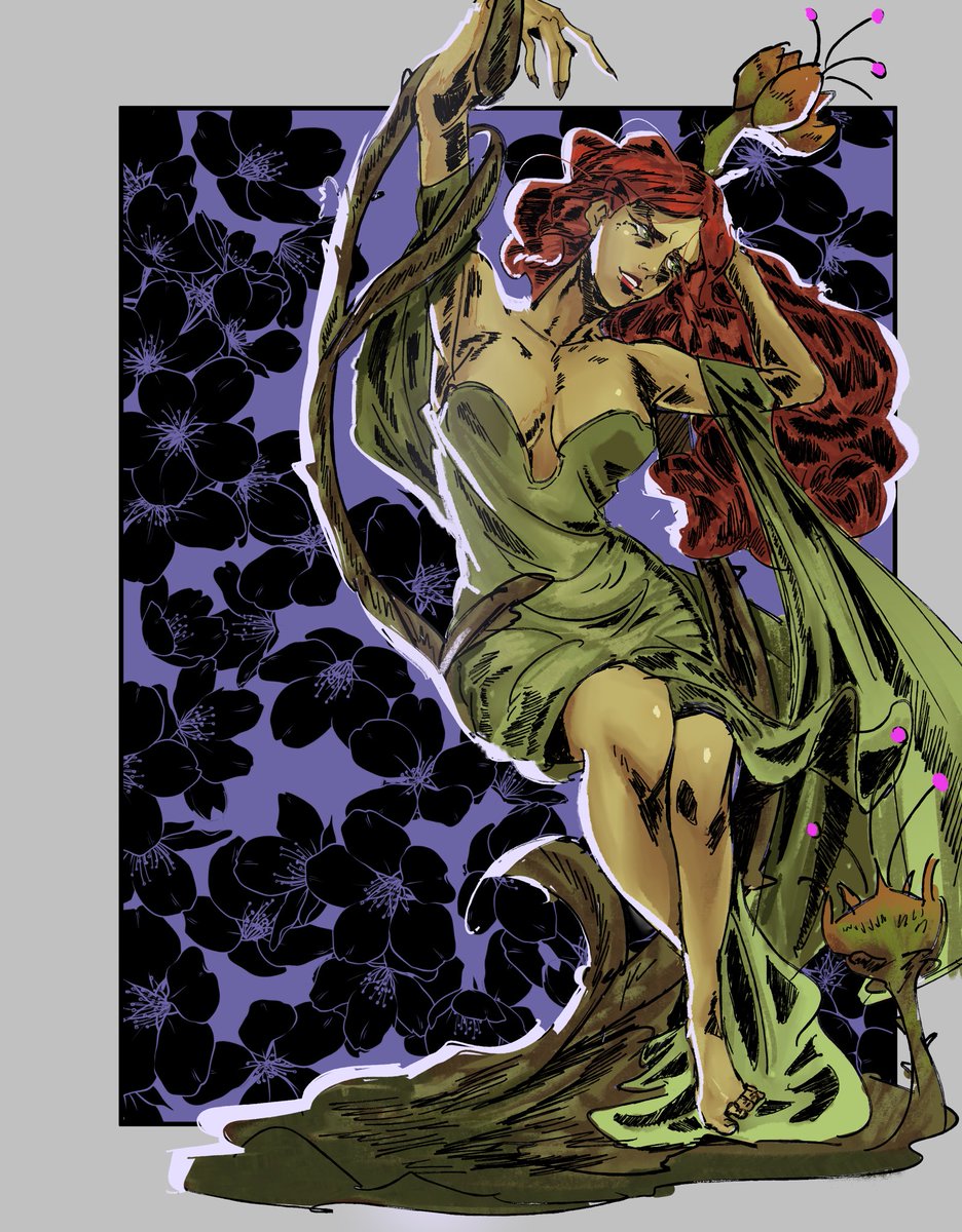 pamelarts_'s tweet photo. poison ivy https://t.co/lMlsO1AlJZ