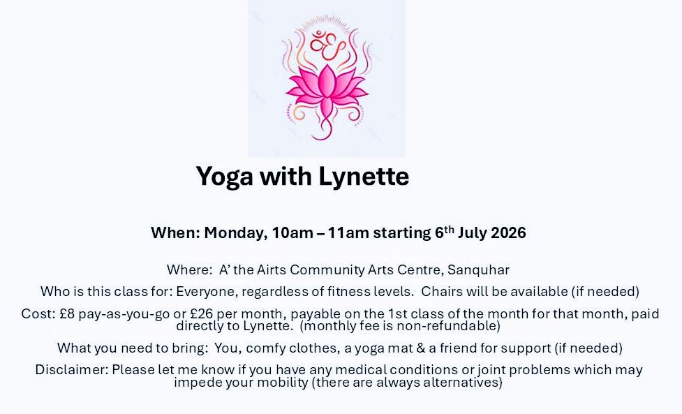 atheairts's tweet photo. #yoga #sanquhar #book
Starts 6th #july
Details below..... https://t.co/TohJh265Ae
