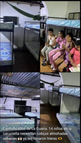 notipromar's tweet photo. 🔊🏘️ Habilitado refugio en el sector Garabatal de Barquisimeto con 20 niños provenientes de La Guaira

Los infantes requieren ropa, sábanas, agua potable y comida https://t.co/0N4ORbPC2w