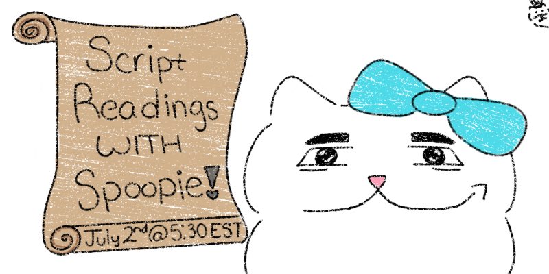 VAvalleyserver's tweet photo. ๐จJuly 2nd at 5:30PM EST ๐จ
โข Our director, Spoopie, will be hosting a script reading event!!
โข RSVP in the discord server :)
#voiceacting #scriptreads #discordevent https://t.co/fWHUOpXPiK
