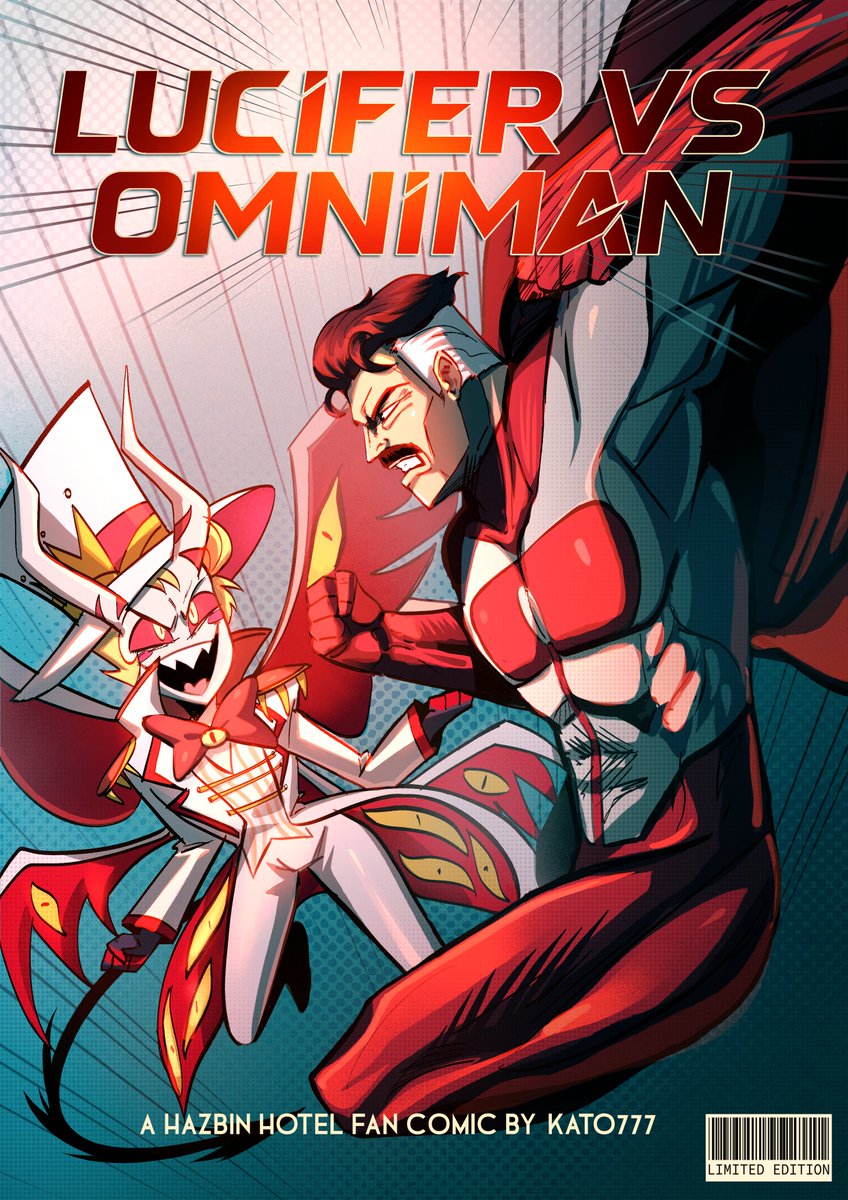 SFWKatos's tweet photo. Omni-man vs lucifer cover! https://t.co/cQXRhS1tq6