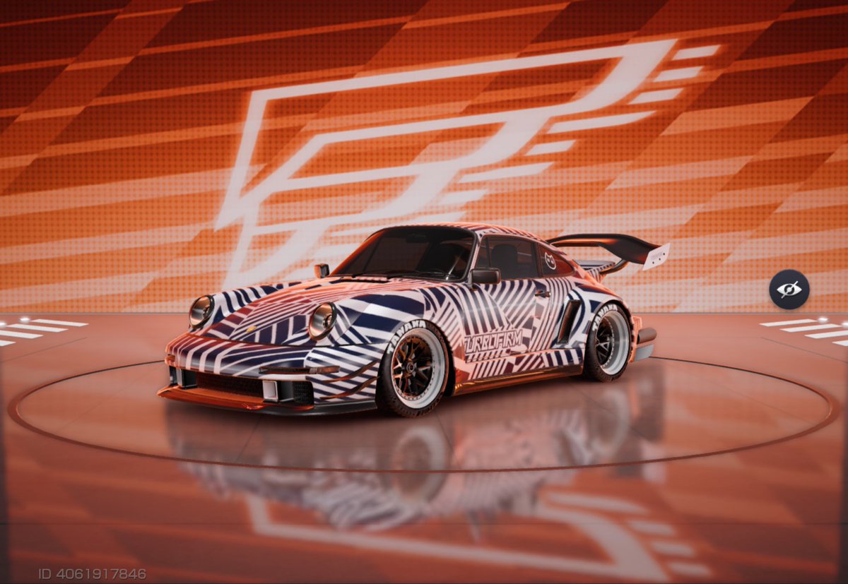 スペシャル期間限定ガチャの ポルシェ911 Carrera4の カスタムキットと