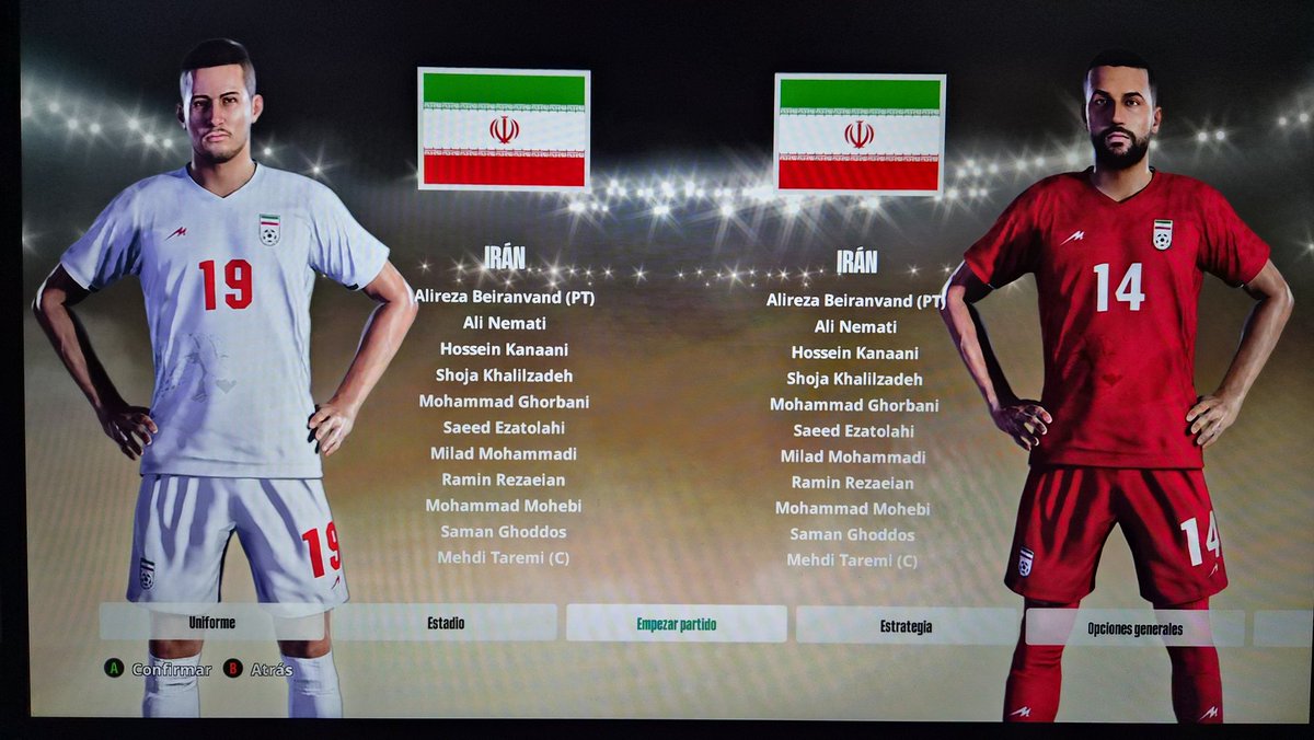 dimmub25's tweet photo. IRÁN WC 2026
New kits by KMC, official rooster, new stats https://t.co/GzoCxUwZFs