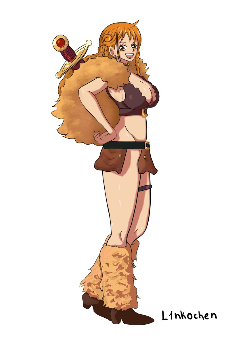l1nkochen's tweet photo. #nami #onepiece 🍊 https://t.co/X50chQkrZP