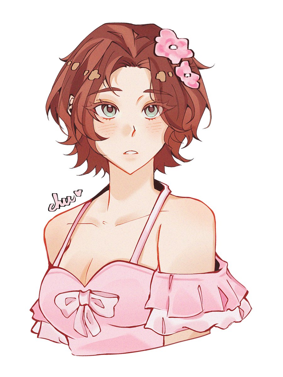 Chumeimi's tweet photo. Apparently that’s AI…so handmade short hair Aerith 🫶
[#FF7 #Aerith] https://t.co/hcZM9YkGP2