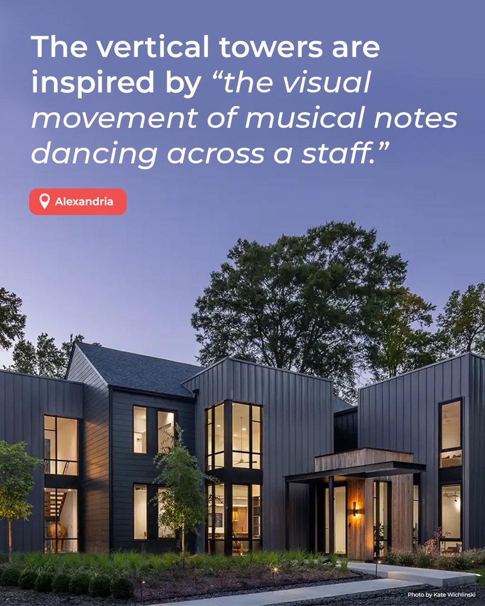 NorthernVAMag's tweet photo. This Alexandria home has a truly impressive before-and-after transformation. 👀 

The project reimagined a developer-built midcentury-modern house into a modern home with improved flow, expanded living space, and architectural details inspired by the homeowners' personal story. 

View transformation: https://t.co/0BaQusgMON