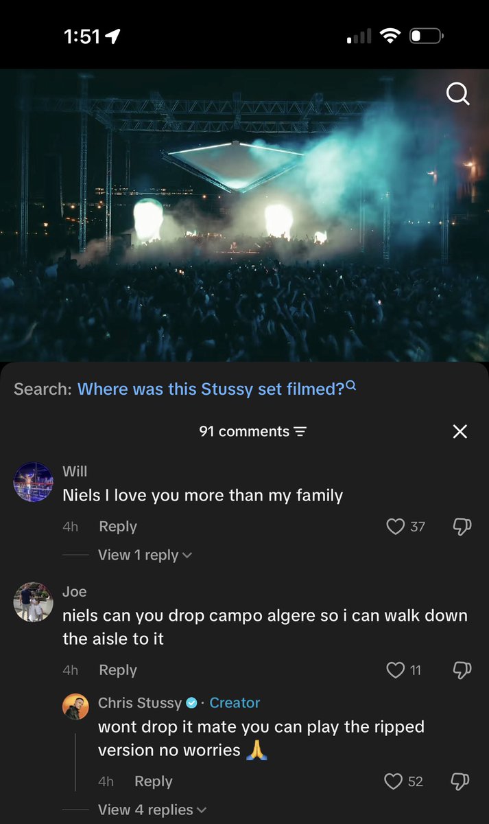frankyretardo1's tweet photo. Gotta give it to Chris stussy. He has some of the best TikTok replies https://t.co/PFvC5G802v