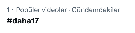 daha17dizi's tweet photo. Türkiye gündeminde 1. Sıradayız 🥳💙
#daha17 https://t.co/xUG65T418n