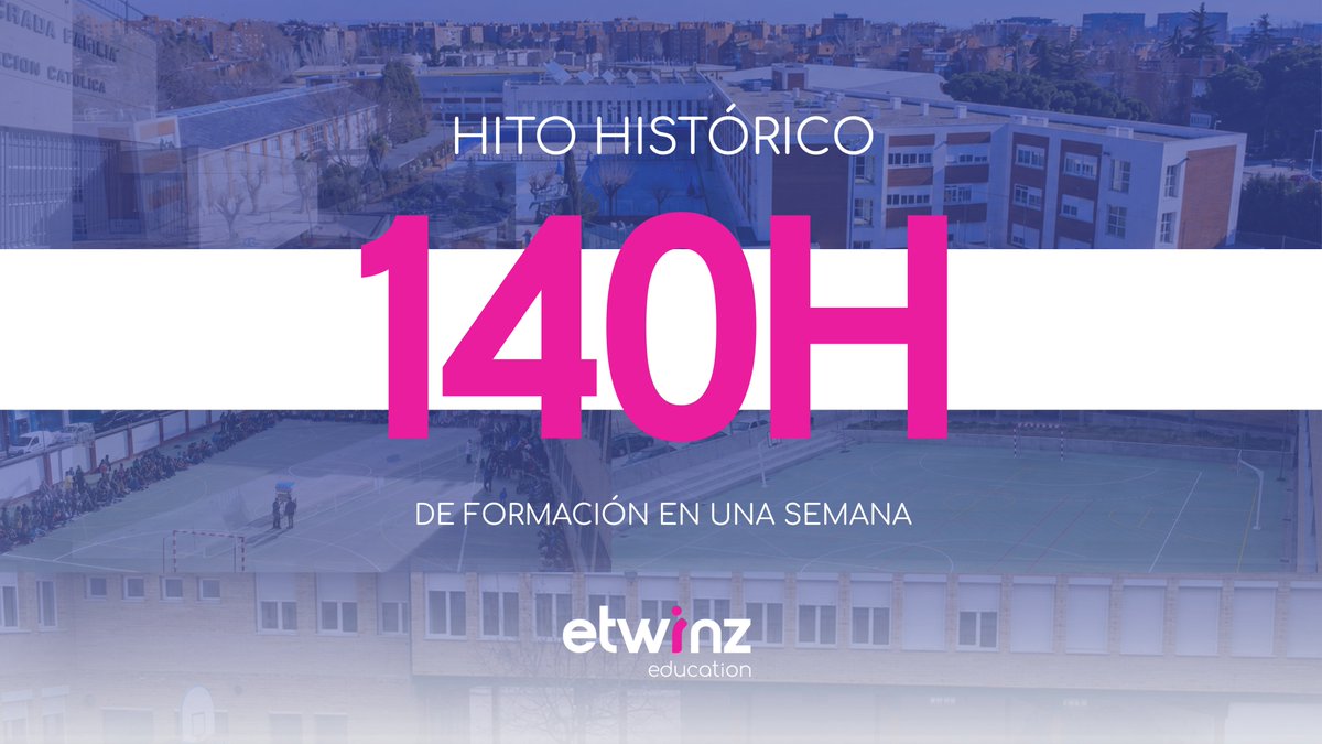 eTwinzEDU's tweet photo. Esta semana hemos alcanzado nuestro máximo histórico de horas de formación en una sola semana. ¡140H de formación en tan solo 5 días!

Ha sido un despliegue a nivel nacional como no habíamos hecho hasta ahora. ¡Gracias a todos los centros implicados! https://t.co/Vu2oQc0eZp