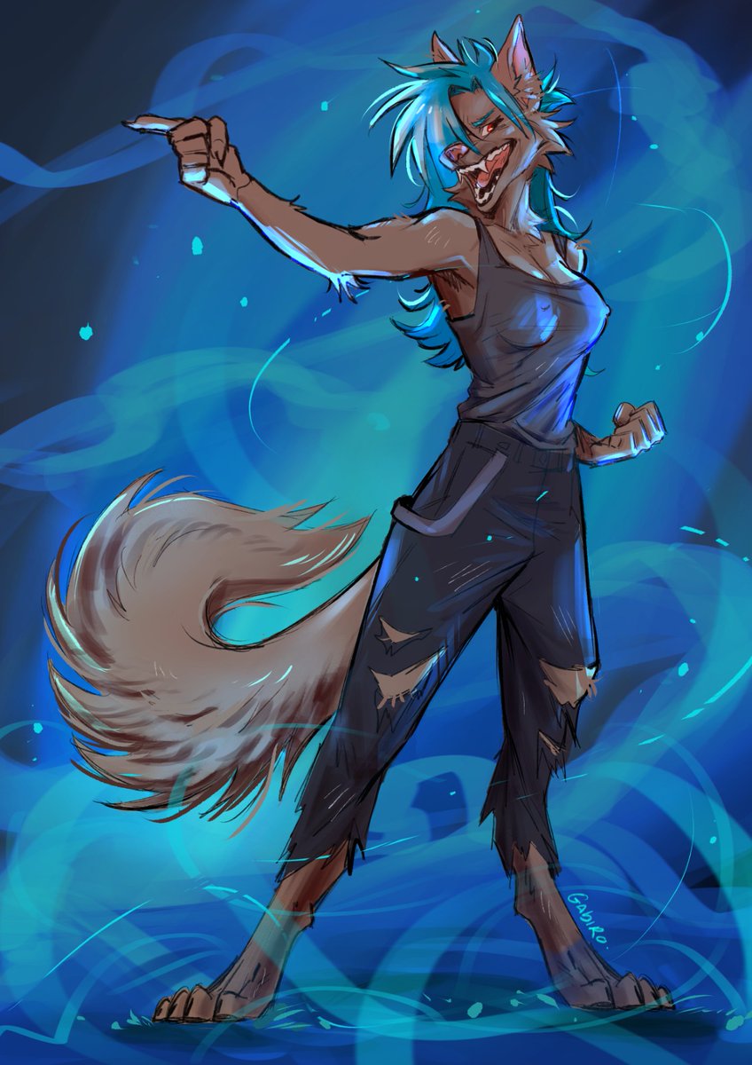 Gabirorojas's tweet photo. A commission for a client featuring her fursona — a wolf inspired by a JoJo-style pose.
#drawing #furrygirl #furryfandom #comisionfurry #DigitalArt #Furry #JoJos #Jotaro #animation #anime #wolf https://t.co/5jTdrjM3Wr
