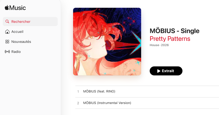 PrettyPatterns_'s tweet photo. MÖBIUS is now available on Spotify, Apple music, Bandcamp and many more !! Thank you so much for your support 🥹 https://t.co/svJQPGPaPs