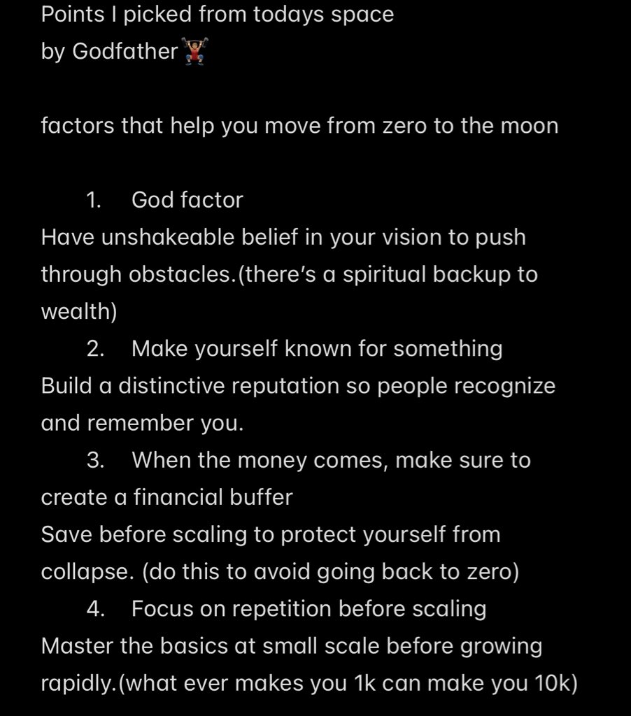 heisrexobi's tweet photo. Although I almost missed this space, I was able to gain some valuable knowledge. It was amazing just like always, no cap. 

Thank you @Leveragedgiant 🏋🏽‍♂️💯 https://t.co/pJiNQ9mLfE