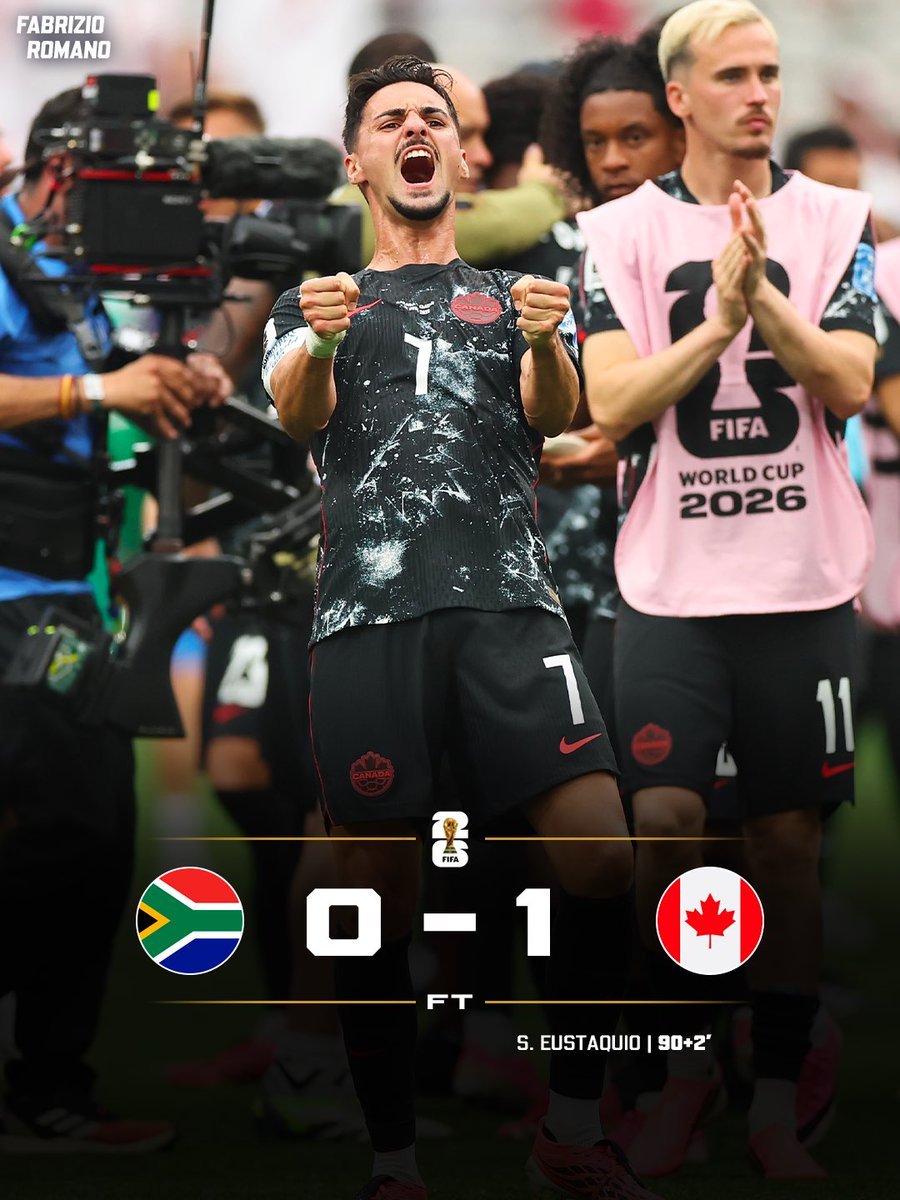 BiggChazer's tweet photo. WHO'S BEEN YOUR MAN OF THE MATCH?
Follow @BiggChazer
#FIFAWorldCup2026 #RSACAN #SouthAfrica #Canada #BafanaBafana #LesRouges #JonathanDavid #WorldCup #BiggChazer #LiveCommentary https://t.co/b1wjEeiHeI