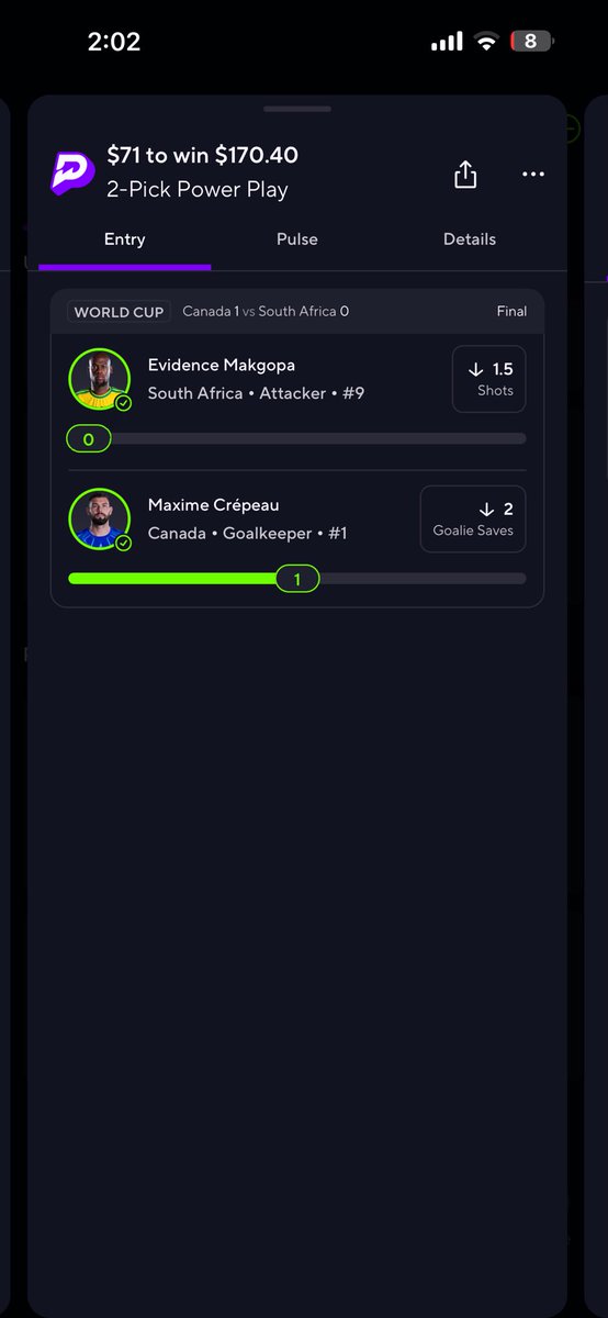 Awatz24's tweet photo. @wintallhandsom3 @agent_meshi Bro is on hot streak with this World Cup games I appreciate you gang https://t.co/v51kBebfN0