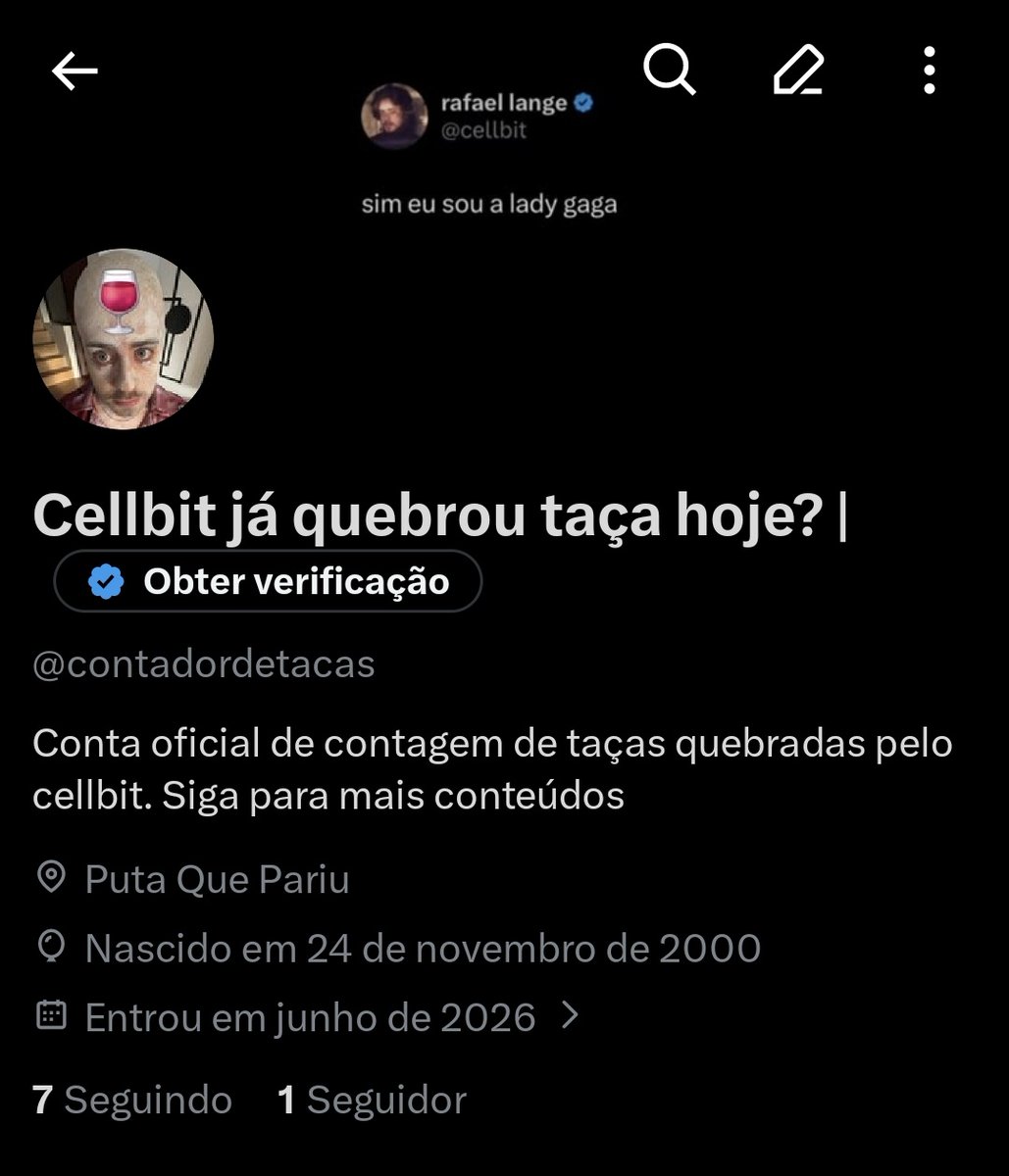 RuByfromhells's tweet photo. Cellbit disse que quebra "somente uma taça por ano"
Pois então que começe a contagem oficial de taças quebradas pelo cellbit. https://t.co/kxNMCd8leo