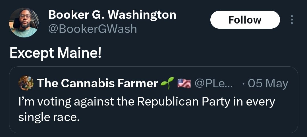 rowanfornow's tweet photo. guy who wants MAGA to win the Senate: https://t.co/hw8tjkqiJQ