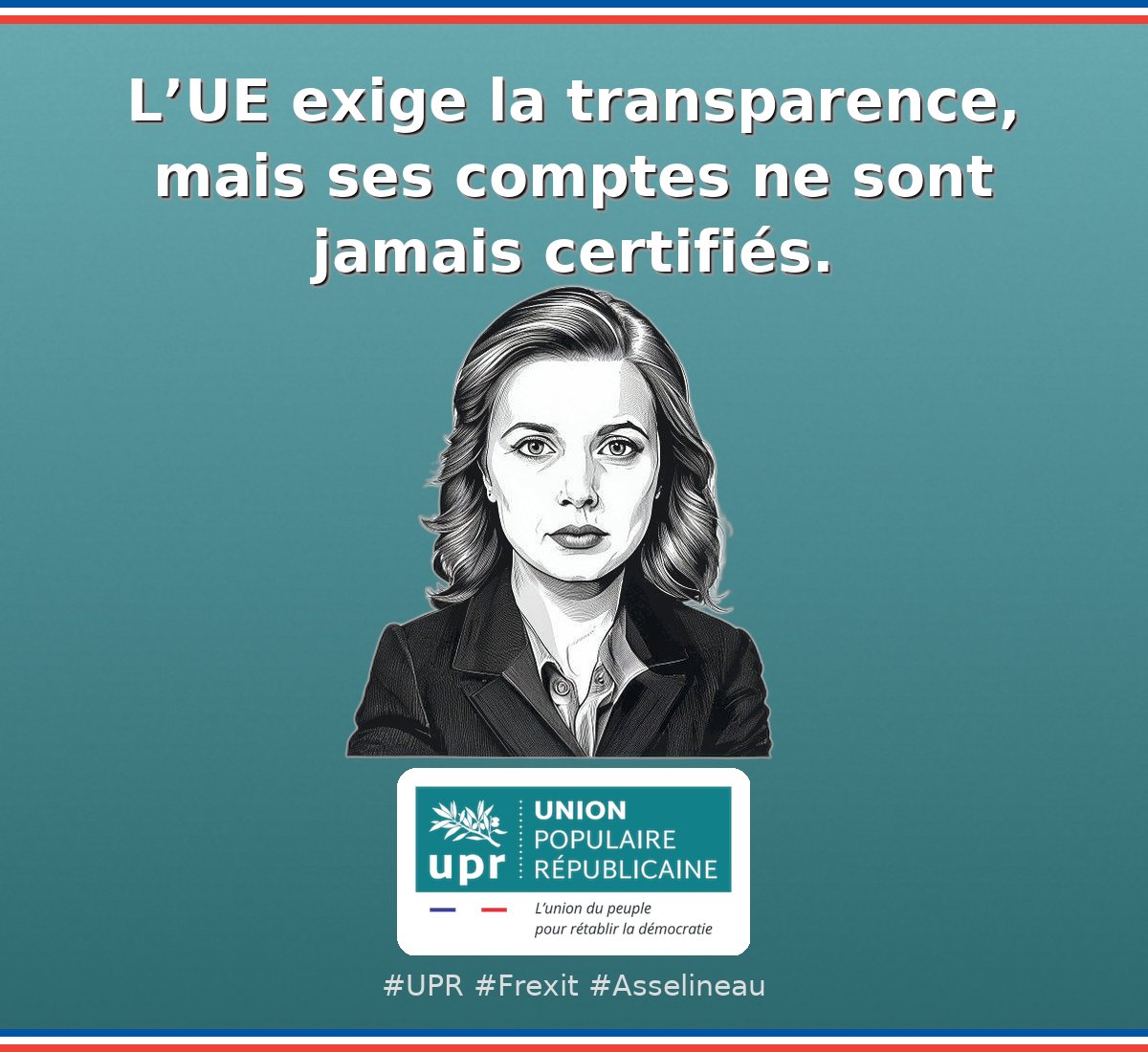 elch0riz0's tweet photo. →
Il n’y a pas de fatalité, il y a des lâchetés. 💪😤 L’UPR est le seul parti qui Redonnera à la France sa souveraineté budgétaire 📊🗝️.

#UPR #Frexit #Asselineau https://t.co/Oz5FJGKatU