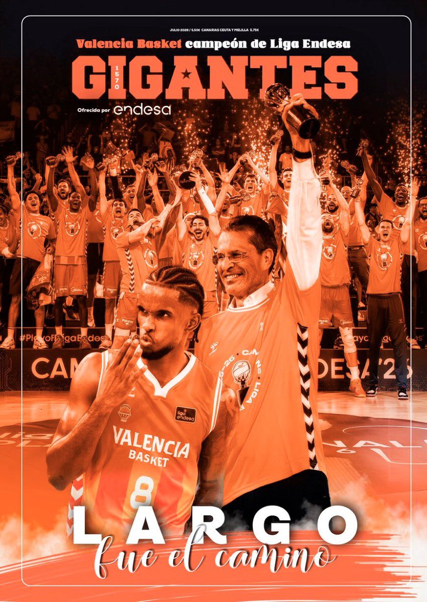 llebres11's tweet photo. Otra portada especial de @GIGANTESbasket para Valencia. La ocasión y el final de temporada de @valenciabasket lo merecen 🏆

🍊 Largo fue el camino, ya te digo.

Link para comprarla, en el post de abajo. https://t.co/2sIxRIjMB7