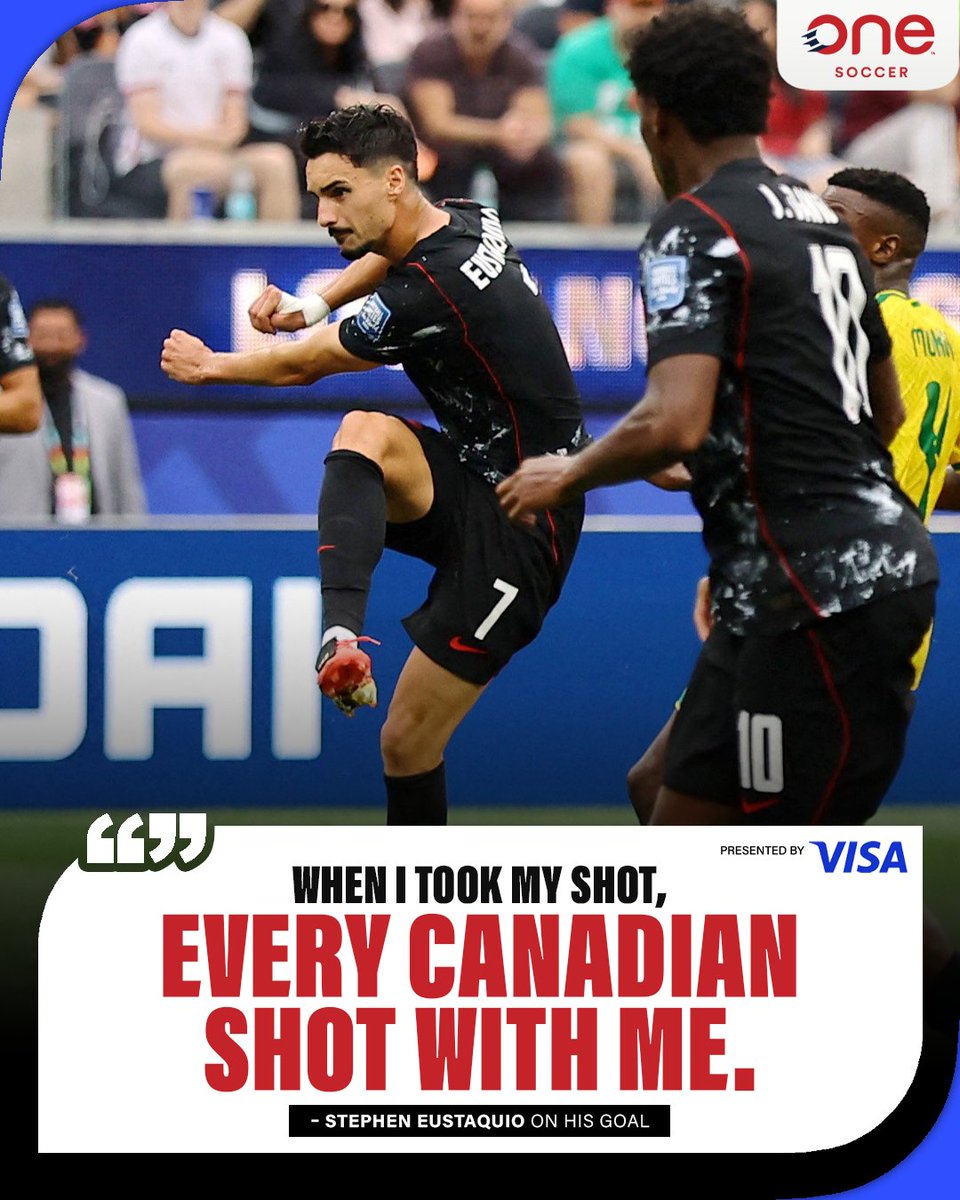 onesoccer's tweet photo. WE. ARE. CANADA. 🇨🇦

#CanMNT | QUOTED by @VisaCA https://t.co/vMgyOyqvb9