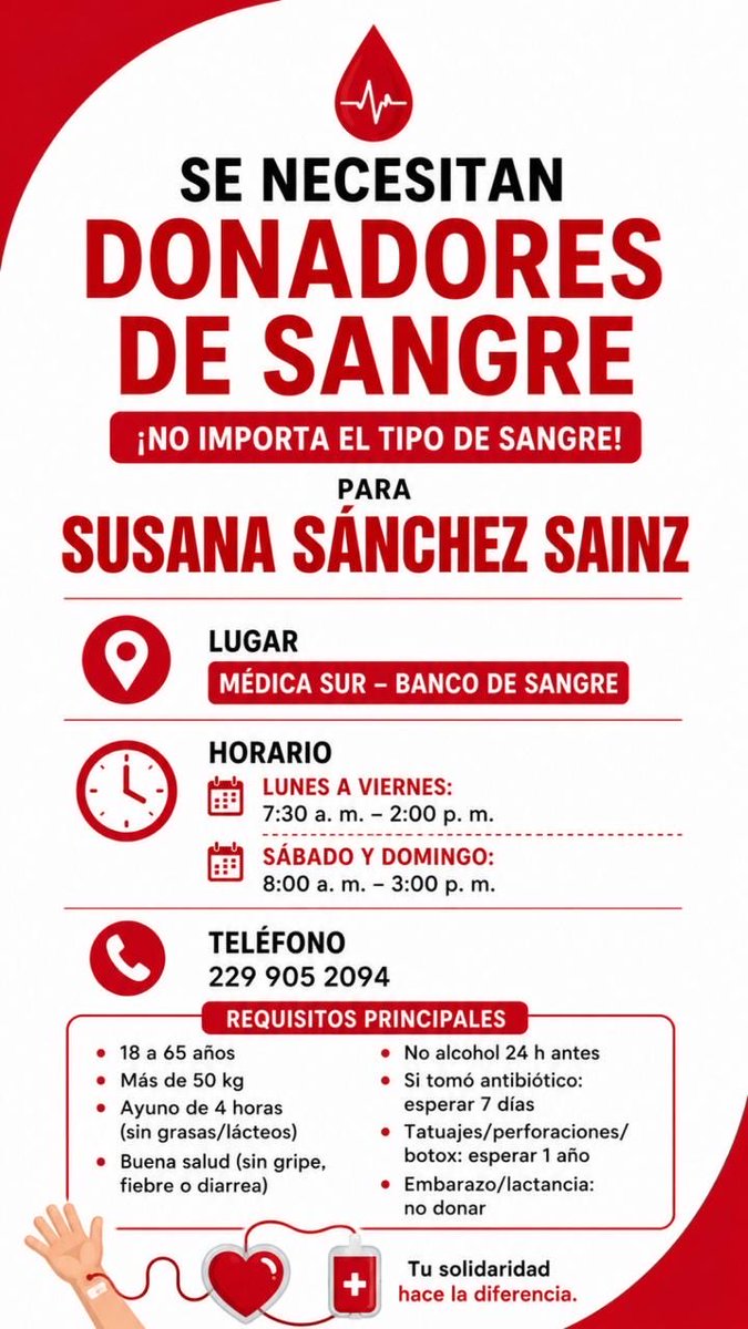 andreasolanor's tweet photo. Me ayudan a compartir por favor, Susy es amiga de la infancia y familia de vida ❤️🙏

@donaenvida https://t.co/Jf97Culrp9