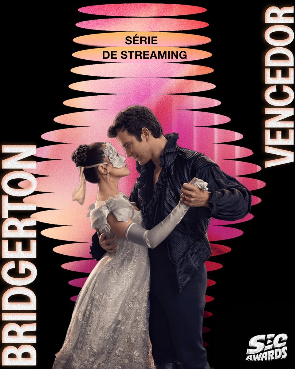 erikista's tweet photo. Netflix's *Bridgerton* won the "Streaming Series" category at the #SECAwards 2026. 🏆📺 https://t.co/LHUF95w9iN