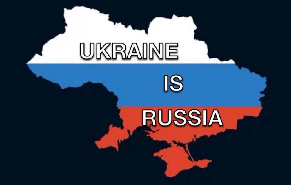 0laratrumpRv2's tweet photo. Ukraine belongs to the Russians whether you like it or not. https://t.co/bC9K50baDJ