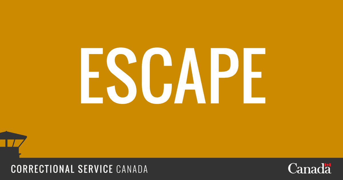 CSC_SCC_en's tweet photo. Ernest Jensen has escaped from William Head Institution, a minimum-security facility in Metchosin, British Columbia. Anyone who has information is asked to contact the police. More information will follow. https://t.co/FzI10YFaWm