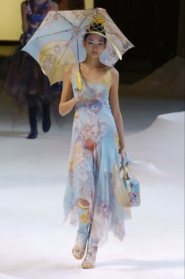 blume_jamess's tweet photo. Thinking about this whimsical Issey Miyake x Aya Takano 2004 collection https://t.co/RvIj5elykK