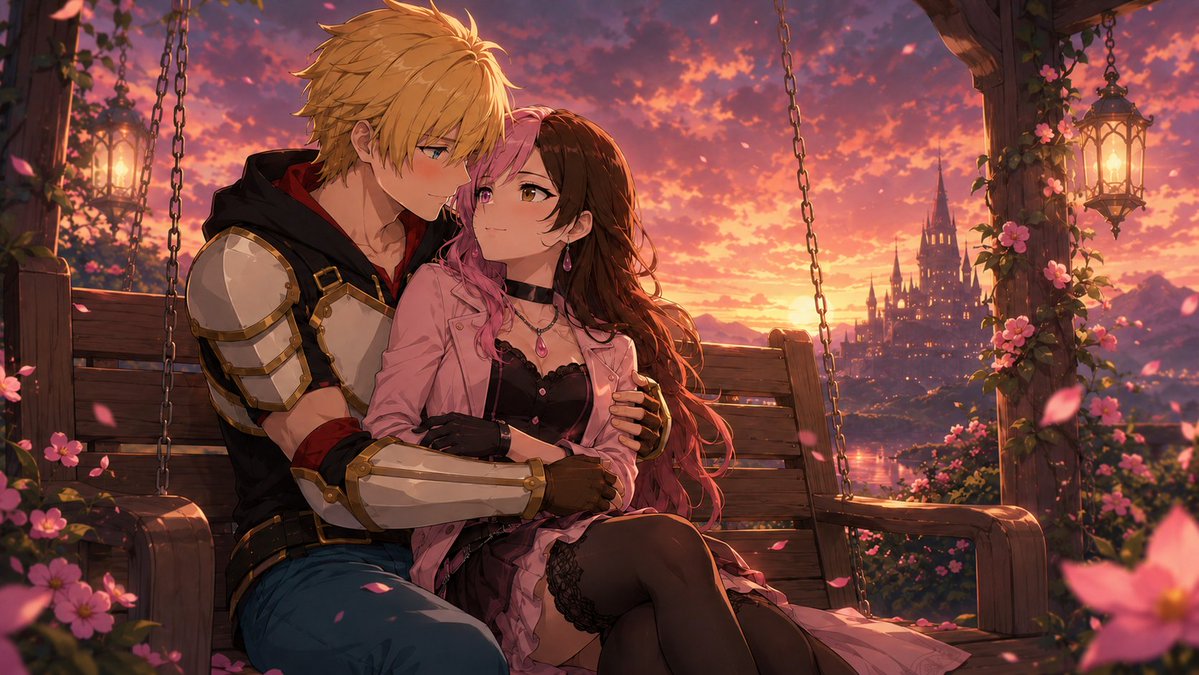 DragonTank1400's tweet photo. Jaune and Neo on a bench. Romance is in the air. #rwby https://t.co/CGCDhTzKcd