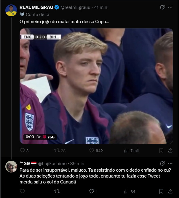 hajikashimo's tweet photo. @realmilgrauu sentiu, mano?
Nego assiste brasileirão de bico calado e quer dar chilique com os jogos da Copa do Mundo.
Daí tu fala o óbvio e é bloqueado kkkkk, só nesse site https://t.co/ZeUgTG93h8