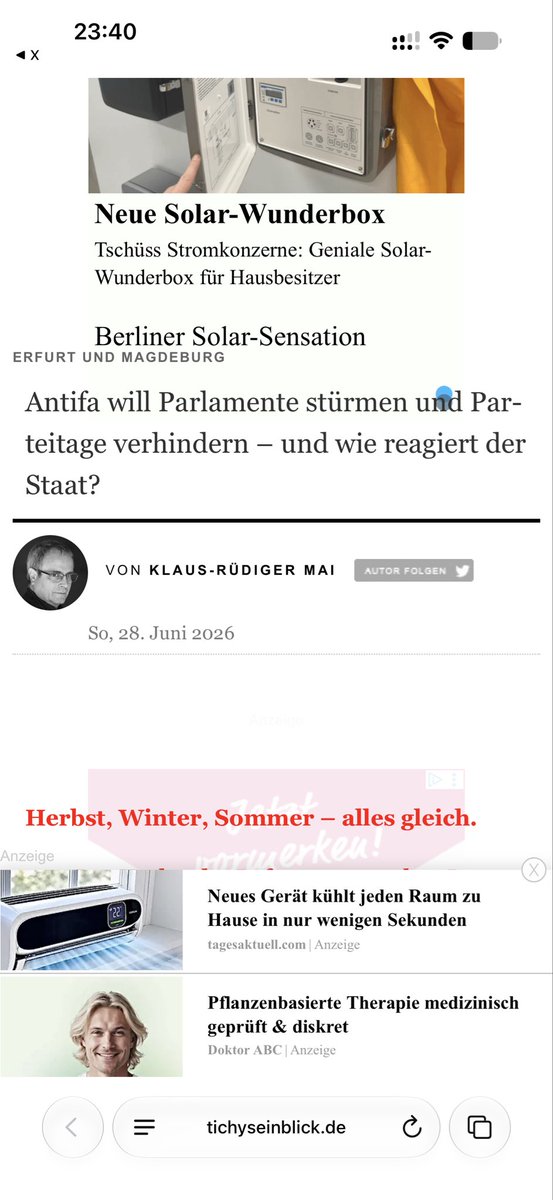 VerstandenOkay's tweet photo. @RolandTichy Auch nicht, wenn ich etwas scrolle. https://t.co/RGiFT4OS7d
