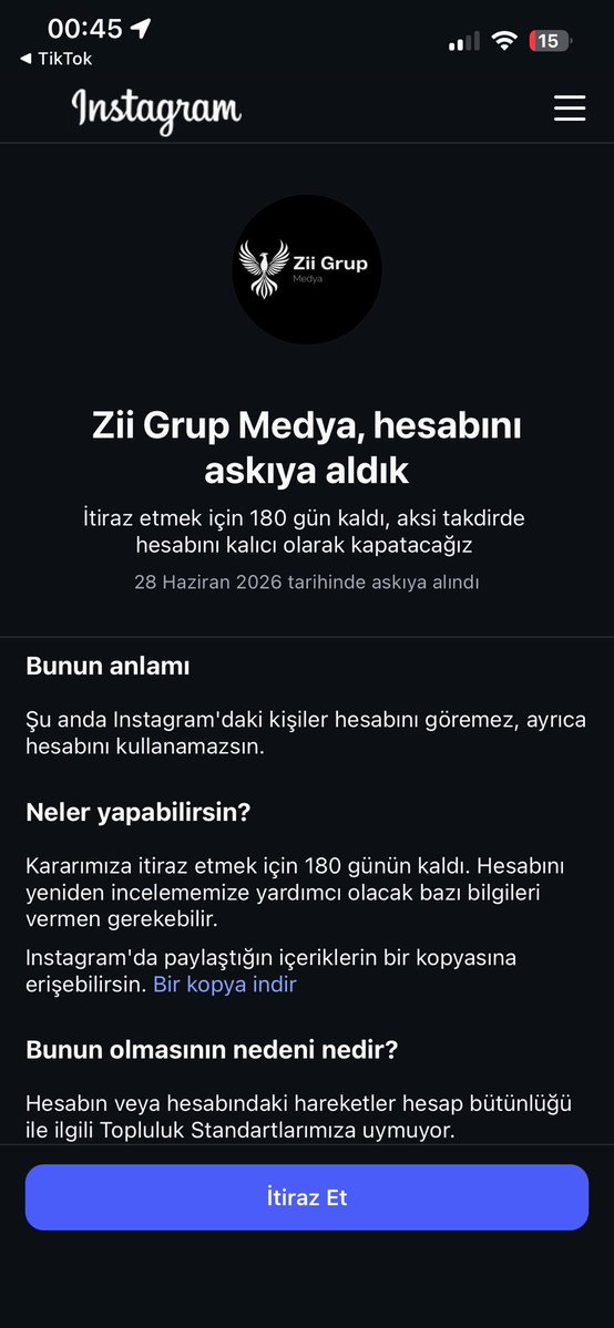 ativanx's tweet photo. Şakamısınız? Başlicam yapay zekanıza ama şu sorunu bi çözün artık. @Meta @instagram https://t.co/7rvb8ykAri