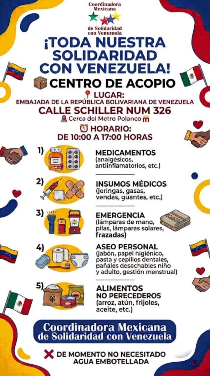 TapiaFernanda's tweet photo. Ojo acá, mis amores 🚨🙏🏽⛑️❤️ #venezuela #apoyo #union #mexico #solidaridad https://t.co/lsDsrVESfM