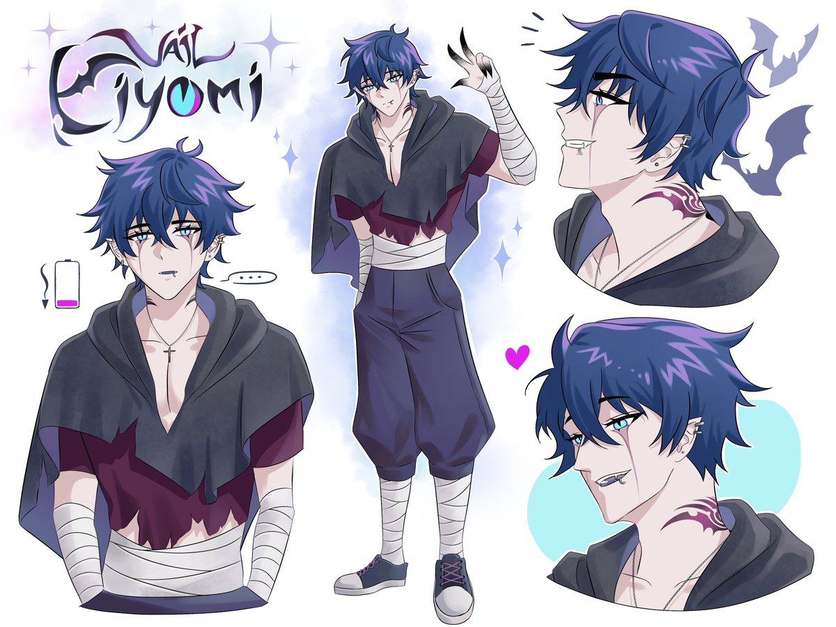 VailKiyomi's tweet photo. @artsyweebie @sleepmateria @scouhba @Ashira_Namato @alis_mundi Hey there! 
I'm just a chill vampire guy who loves meeting new people!

🎨
@Hiya2oo4 
@ItsForgeOff 
@NOTcandace_dnae https://t.co/xToQtNB6MV