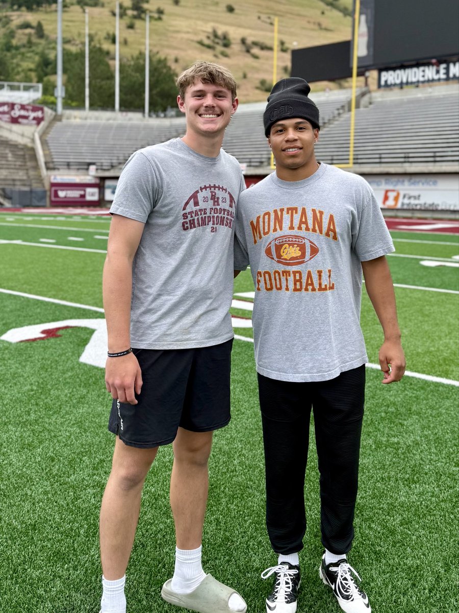 BridgerDoke's tweet photo. Had a great time in Missoula yesterday at the @MontanaGrizFB camp! Got a lot of good work in, and learned a lot from the coaches. Special thanks to Coach @PhenicieRo53154 for the invite and facilities tour! 

@Coachbk_griz @KeatonJ_3 @CoachPease @CoachWesNurse 
@Jkm_44 @JaylenJohnson92