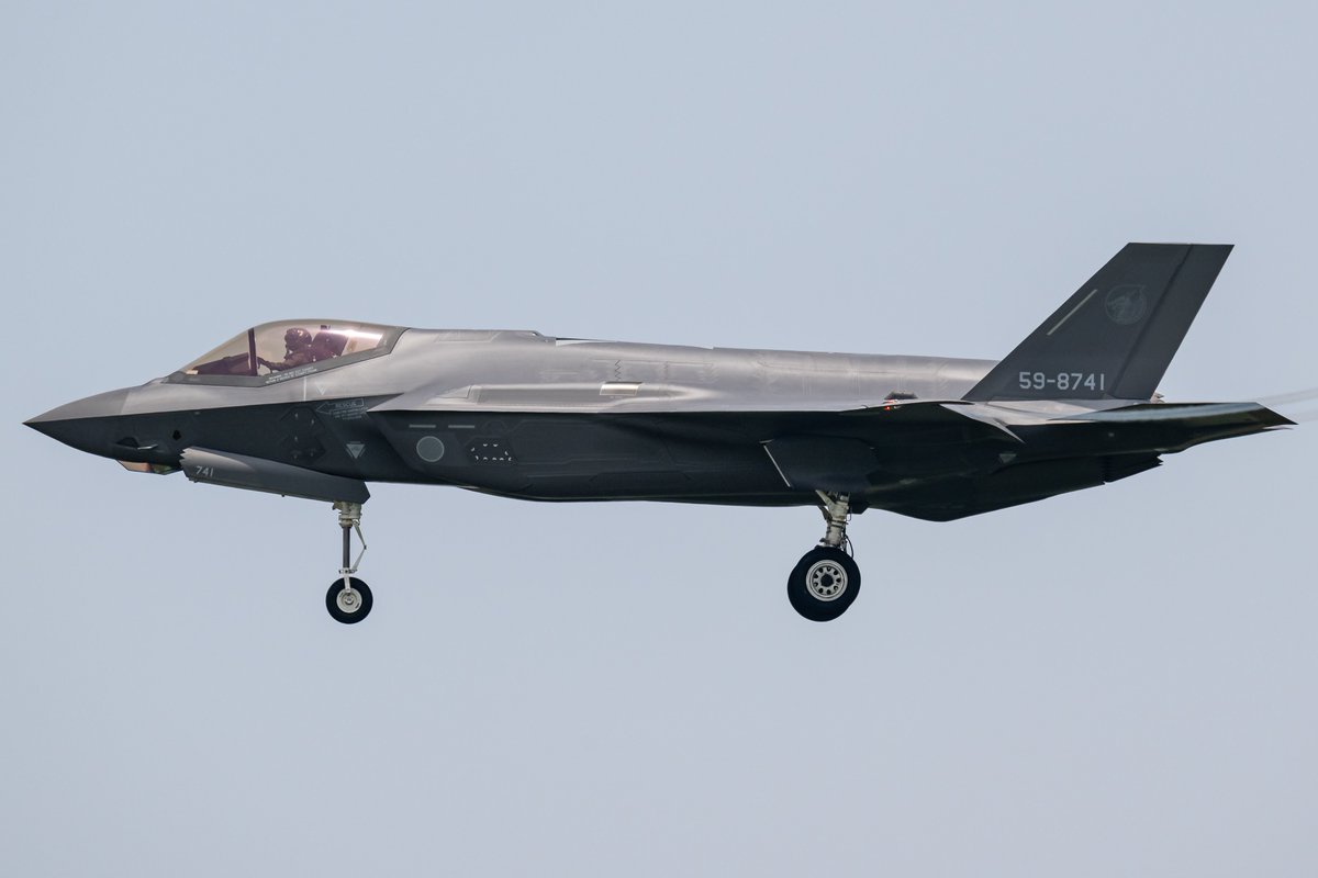 one_way_87's tweet photo. 2026.6.16 Komatsu Airbase
F-35A/59-8741 https://t.co/PUfc2EXC7U