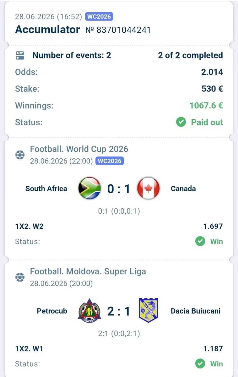 LevyKingTips's tweet photo. Congratulations 🎉🍾 🎊 👏 💐 🥳Banker Won✅✅✅✅✅✅✅✅To all who played💚💚🥳🥳 https://t.co/b5pdXnCtnp