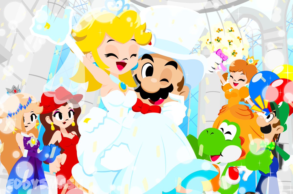 EddySmash2407's tweet photo. Mario and Peach appreciation time!! 🍄♥️🩷👑

#Mario #SuperMario #Peach #PrincessPeach https://t.co/44pA1HCVgC