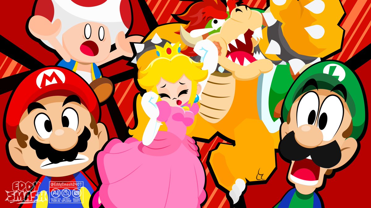 EddySmash2407's tweet photo. Mario and Peach appreciation time!! 🍄♥️🩷👑

#Mario #SuperMario #Peach #PrincessPeach https://t.co/44pA1HCVgC