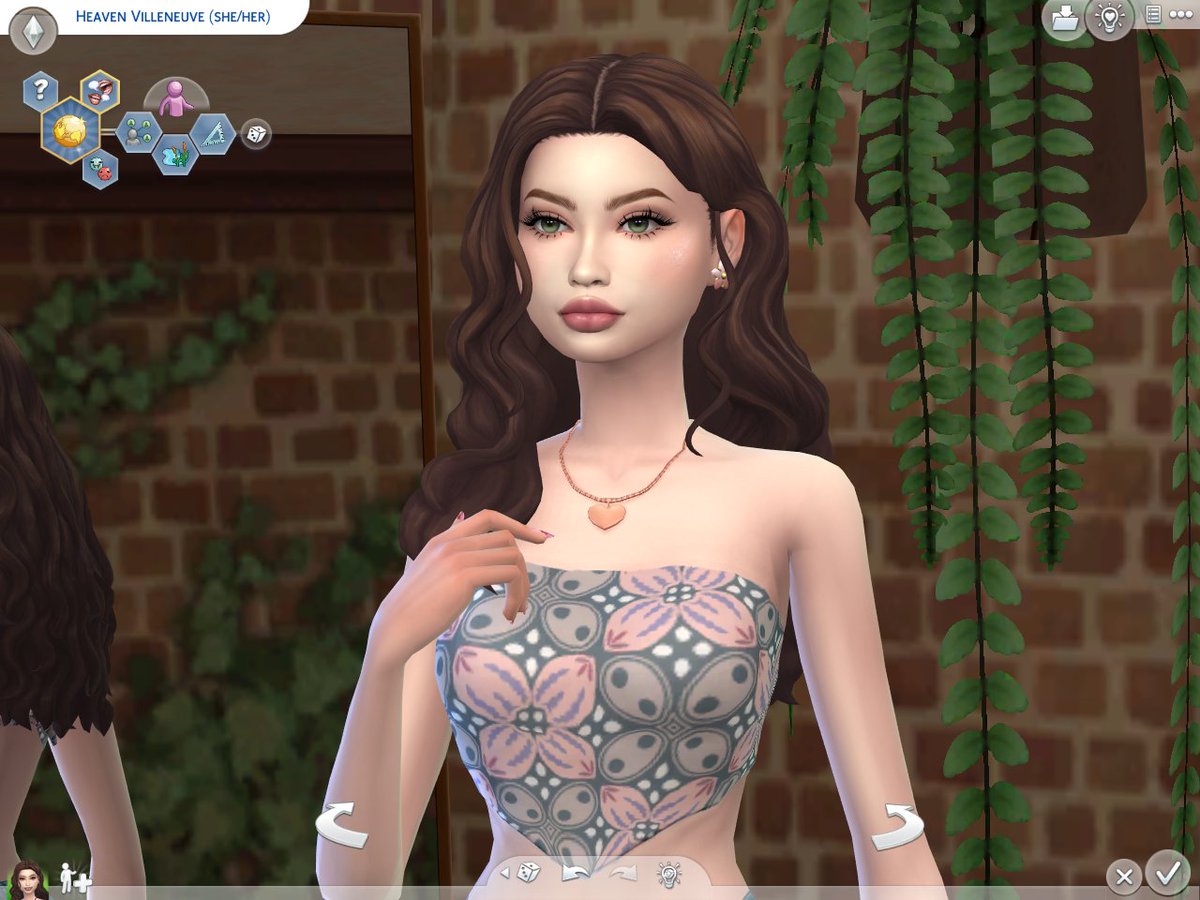 rreinesims's tweet photo. meet my new sim, heaven villeneuve 🩷🤎 https://t.co/IZrRzbHuGL