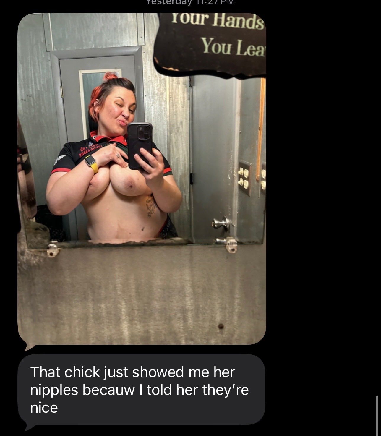 Went out last night. No fans hit on me but did make a friend at the bar still. https://t.co/CHl8MvLEl7