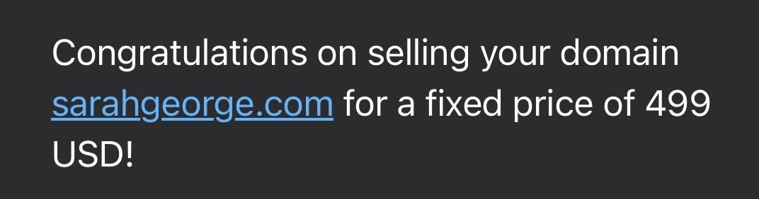 DomainNames23's tweet photo. #domainname sold @Sedo through their partnership network. 
Domain held at @Dynadot with an easy and rapid transfer process. 
Excellent communication from the Sedo team. A very smooth transaction ✅ 

Good luck to the new owner 👍

#domainnames https://t.co/EQ5qCdAEX7