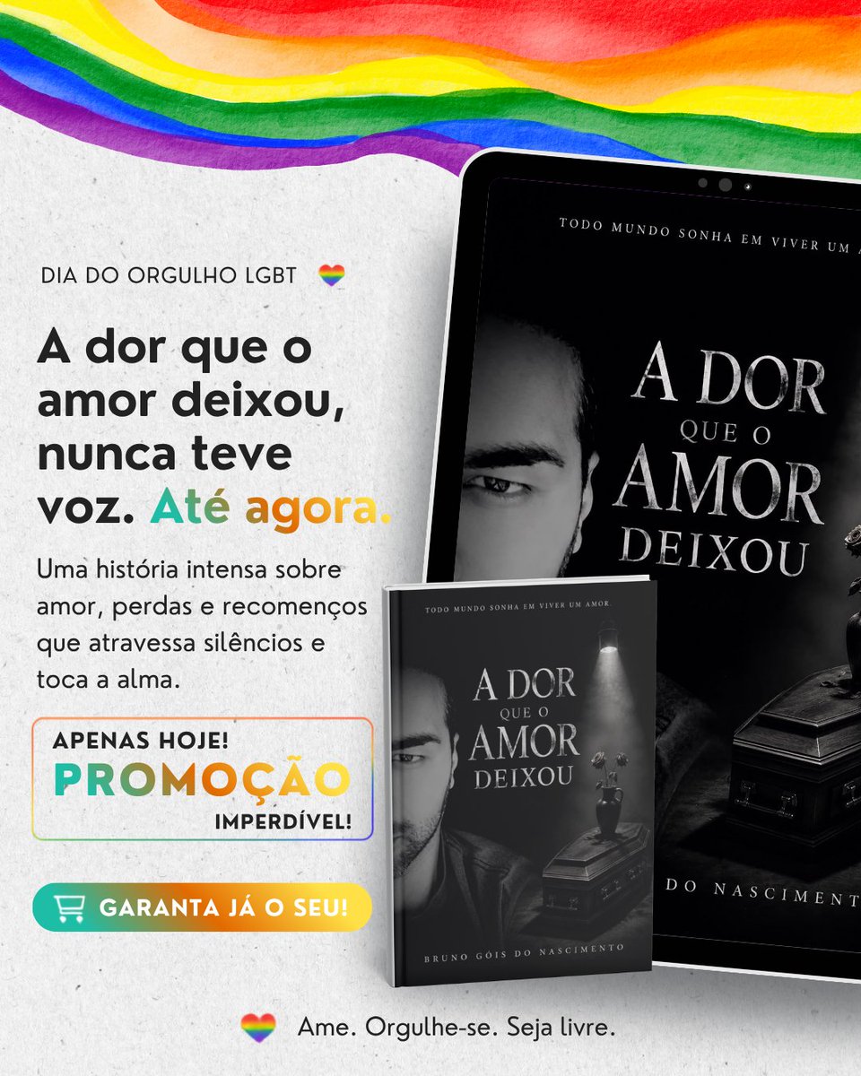 Bruno_Einsfeld's tweet photo. Hoje, dia do orgulho LGBTQIAPN+ tem promoção na loja @uiclapbr "A Dor que o Amor Deixou" *BAIXOU* corre e garanta já o seu, porque a promoção é só hoje!
https://t.co/yodVQ4xI4V

#Livro #Amor #Dor #Lgbt #bestseller #garantajá #oseu https://t.co/siSBqs330X