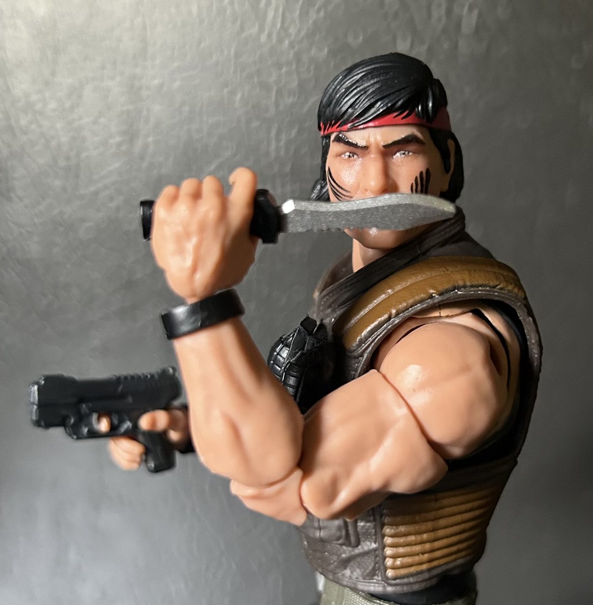 ComicsInvictus's tweet photo. #GIJoe #KitBash #GIJoeClassified

Cooking in the Lab

Tried a dozen heads on this build, and they all looked great.
(body inspired by thesavageland8815)
This combo just feels right.

Quick Kick Rambo-ized

“Love them Vala AK’s” https://t.co/KYSUTeX0rY