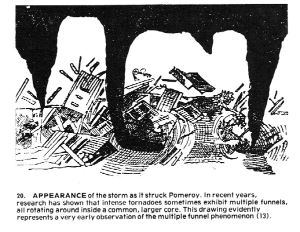 weather_history's tweet photo. July 6, 1893:

A violent tornado killed 71 people on its 50+ mile track across northwestern Iowa. Forty-nine persons were killed around Pomeroy, where eighty percent of the buildings were destroyed. The estimated F5 was the second of such intensity in Iowa history.

#wxhistory https://t.co/HLhw03stxr