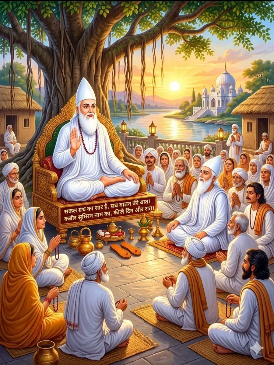 dharmveerbjp's tweet photo. मन के हारे हार हैं, मन के जीते जीति।
कहै कबीर हरि पाइए, मन ही की परतीति॥
-संत कबीरदास जी 

निर्गुण भक्ति परंपरा के अमर प्रवर्तक एवं महान समाज सुधारक कबीरदास जी की जयंती पर उन्हें शत-शत नमन! https://t.co/a66ZBSg5pL